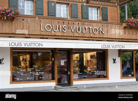 Louis Vuitton Gstaad store, Switzerland.